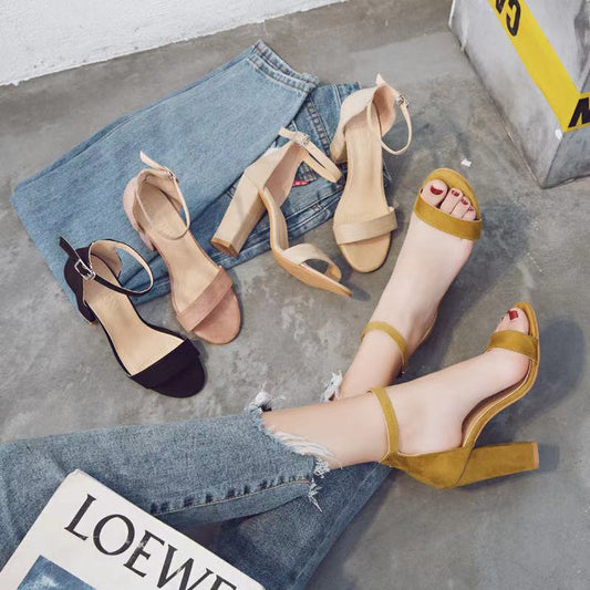 Talons épais femme