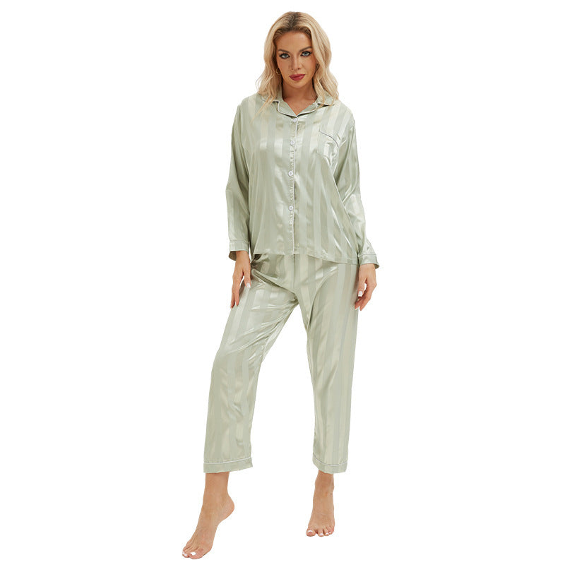 Pyjama Soie Rayé